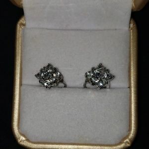 Cubic Zirconia Silver Earrings